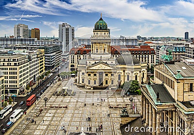 Gendarmenmarkt Square in Berlin Stock Photo