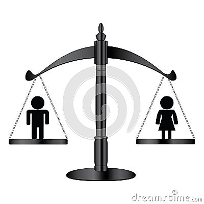 Gender equality Vector Illustration