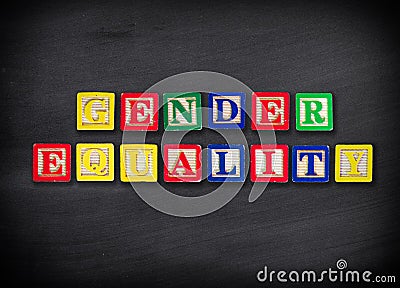 Gender equality concept Stock Photo