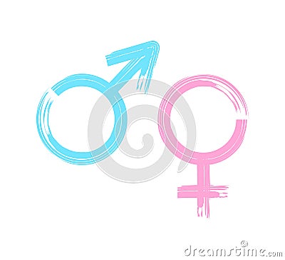 Gender male and female symbol Vector Illustration