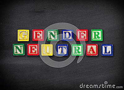 Gender neutral concept Stock Photo