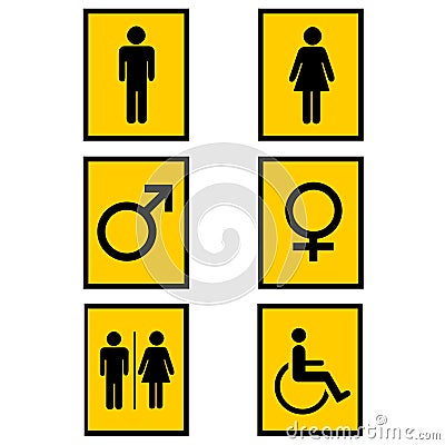 Gender signs Stock Photo