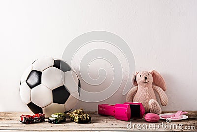 Gender stereotype toys Stock Photo
