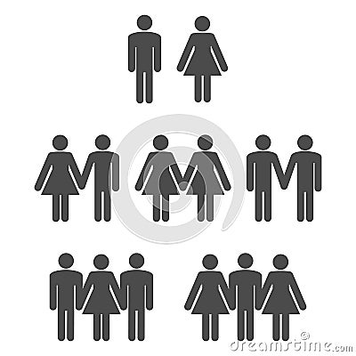 Gender symbol 2 Vector Illustration