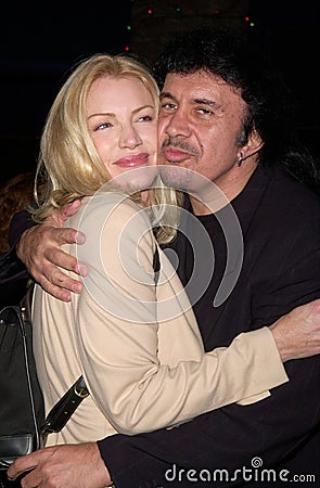 Gene Simmons,Shannon Tweed Editorial Stock Photo