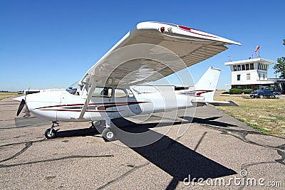 General Aviation Airport Stock Photo