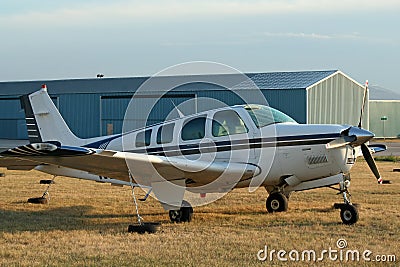 General Aviation Airport Stock Photo