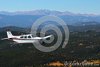 General Aviation - Beechcraft Bonanza Stock Photo