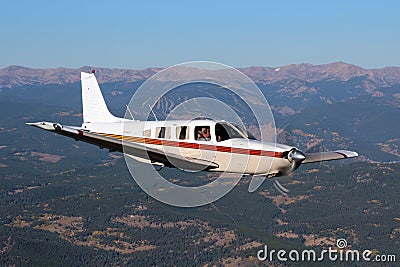General Aviation - Piper Saratoga Aircraft Editorial Stock Photo