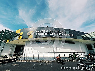 General Building Student Activity Center on Lambung Mangkurat University Editorial Stock Photo