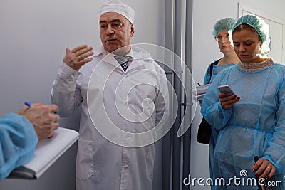 General director of chemical-biological enterprise Vita Mikhail Borts Editorial Stock Photo