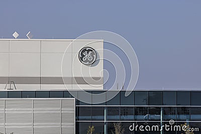 Lafayette - Circa September 2017: General Electric Factory. GE`s new CEO is preparing job cuts in a bid to reduce costs XIV Editorial Stock Photo