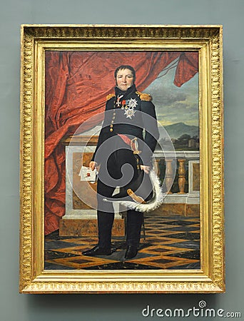 General Etienne Maurice Gerard, by David Editorial Stock Photo