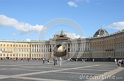 General Staff building, Palace Square Stock Photo