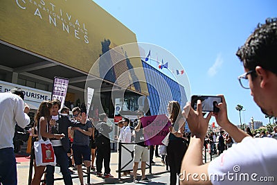 A general view of atmosphere on Annual Cannes Film Festival Editorial Stock Photo