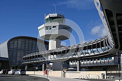 General view of Dubrovnik Airport in Croatia Editorial Stock Photo