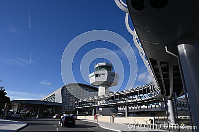 General view of Dubrovnik Airport in Croatia Editorial Stock Photo