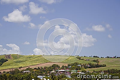 View of Martinique Stock Photo