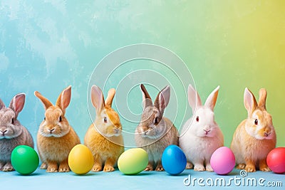 Happy easter caption space Eggs Vibrant Basket. White Blessing Bunny red velvet. hellebores background wallpaper Cartoon Illustration