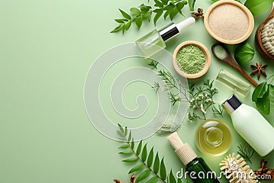 Skin care dry skin cream, anti aging muscle tension. Face maskhydrating lotion. Beauty aha Product mockup wheat germ oil Stock Photo
