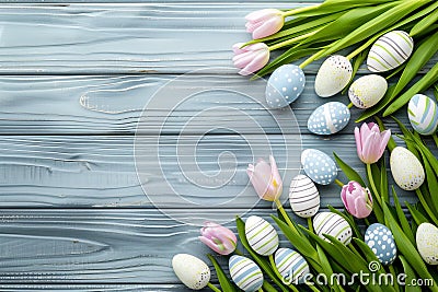 Happy easter egg themed games Eggs Chocolate bunny Basket. White easter joy Bunny Warmth. Easter surprise background wallpaper Cartoon Illustration