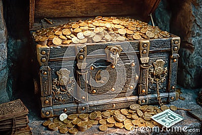 the seven deadly sins greed Stock Photo