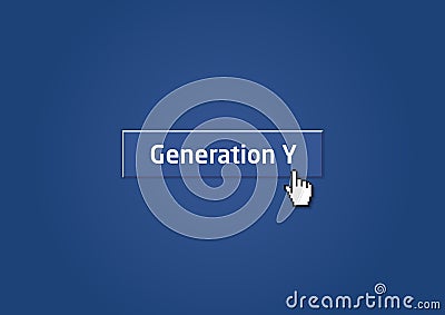 Generation Y Stock Photo