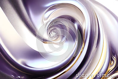 An amazing silver background.Silver Symphony. The Shimmering Liquid Elegance. Generative AI Stock Photo