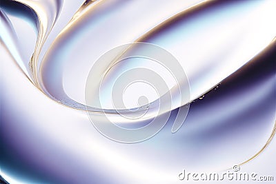 An amazing silver background.Silver Symphony. The Shimmering Liquid Elegance. Generative AI Stock Photo