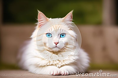 A beautiful cat. Feline Charm. The Enigmatic World of Cats. Generative AI Stock Photo
