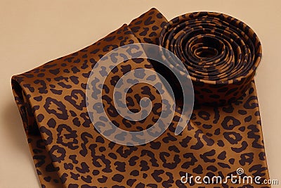 A beautiful piece of cloth. textile pattern. Tie. Generative AI Stock Photo