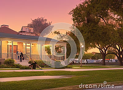 Iron Mountain Ranch neighborhood in San Antonio, Texas USA. Stock Photo