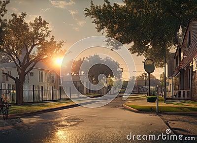 Sunnyside neighborhood in Houston, Texas USA. Stock Photo