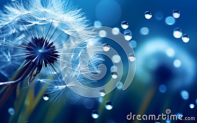 Dandelion_Seeds_in_the_drops_of_dew_on_1690444340768_1 Stock Photo