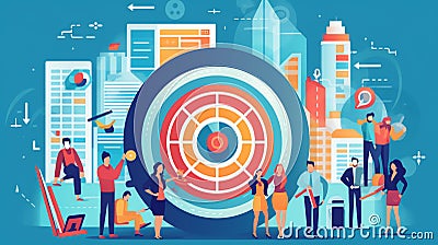 Generative AI Data Analysis and Digitization- Stock Photo