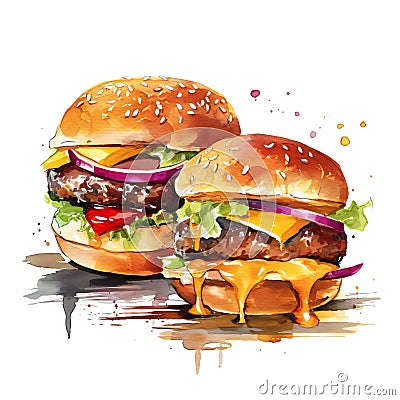 Delicious_Burgers5 Stock Photo