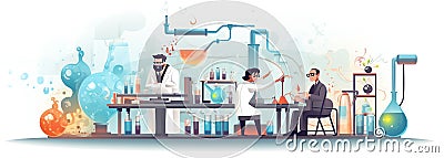 Generative AI Dna Gene Medical Test- Stock Photo