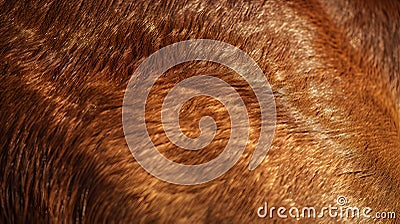 Generative AI Genuine round cowhide texture close up useful as background for any design work business concept. Stock Photo