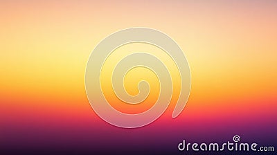 Generative AI Image of Abstract Background with Orange Gradient Color Stock Photo