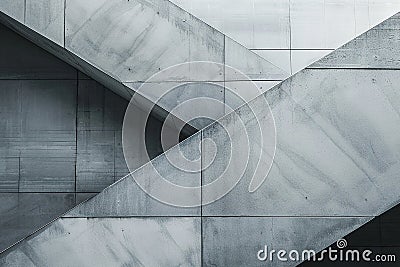 Generative AI Image of Two Light Grey Blocks Pattern Abstract Wallpaper Stock Photo