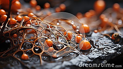 A macro lens is a specialized optical tool designed to capture intricate details, Generative AI Stock Photo