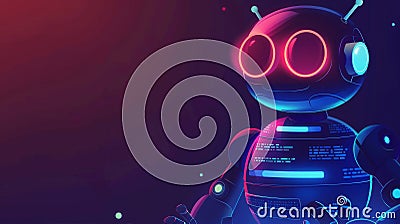 Generative AI-powered virtual chatbots can understand natural language queries from developers within the EIDE context Stock Photo