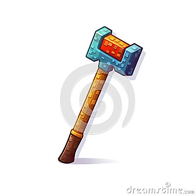 Generative AI Set of Instruments Sledge- Stock Photo