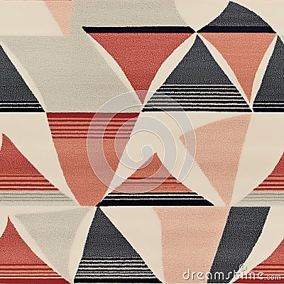 Generative AI Specially Designed Carpet modern- Stock Photo