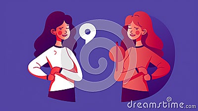 Generative AI Tiny Male and Female- Stock Photo