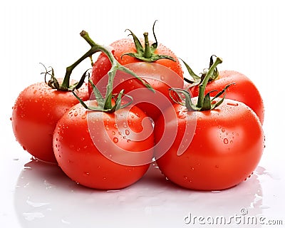 Tomato isolate on white background 1 Stock Photo