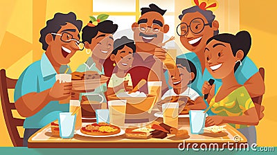 Generative AI Typical Brazilian Dishes- Stock Photo