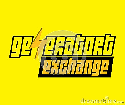 Generator Exchange Logo Vector Illustration