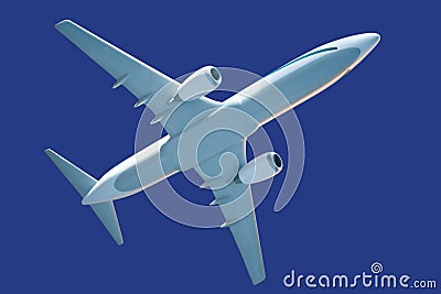 Generic airplane model Stock Photo