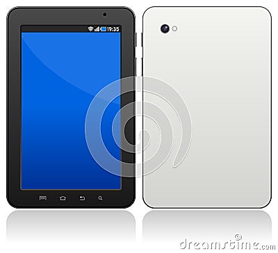 Generic Android Tablet Vector Illustration